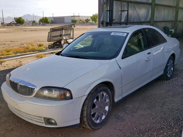 1LNHM87A43Y646728 - 2003 LINCOLN LS WHITE photo 2