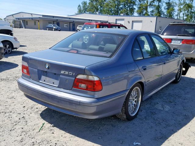 WBADT63442CH99440 - 2002 BMW 530 I AUTO BLUE photo 4