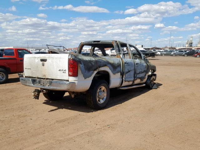 1D7KS28CX7J509973 - 2007 DODGE RAM 2500 S WHITE photo 4