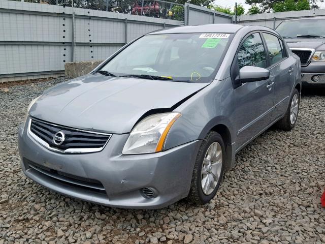 3N1AB6APXCL653037 - 2012 NISSAN SENTRA 2.0 GRAY photo 2