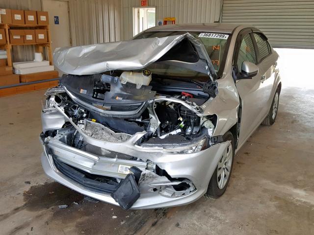 1G1JB5SHXH4146577 - 2017 CHEVROLET SONIC LS 银色 照片 2