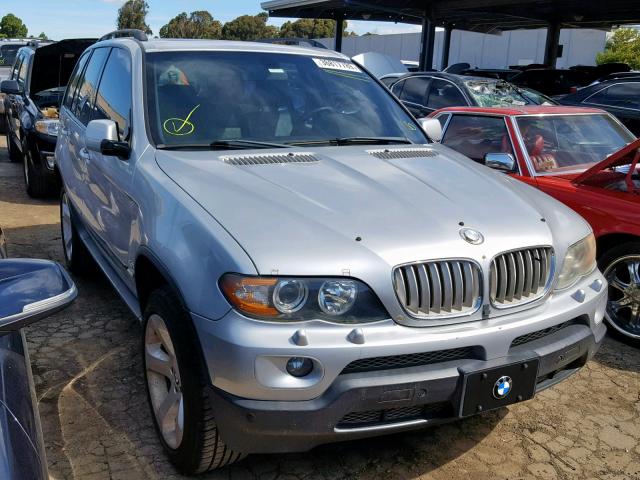 5UXFB53545LV16469 - 2005 BMW X5 4.4I SILVER photo 1