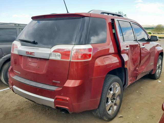 2GKFLZE3XE6169745 - 2014 GMC TERRAIN DE RED photo 4