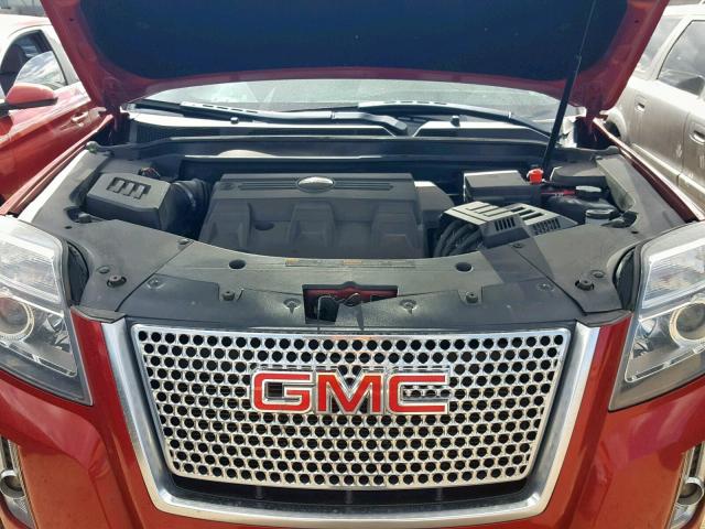 2GKFLZE3XE6169745 - 2014 GMC TERRAIN DE RED photo 7