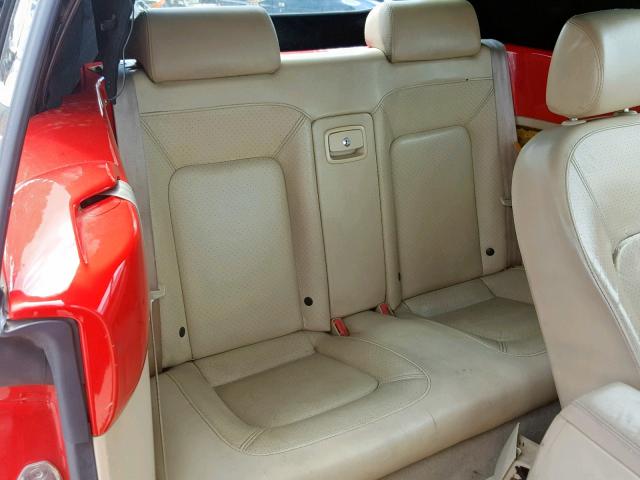 3VWCM31Y84M317631 - 2004 VOLKSWAGEN NEW BEETLE წითელი ფოტო 6