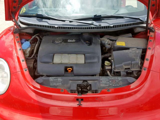 3VWCM31Y84M317631 - 2004 VOLKSWAGEN NEW BEETLE წითელი ფოტო 7