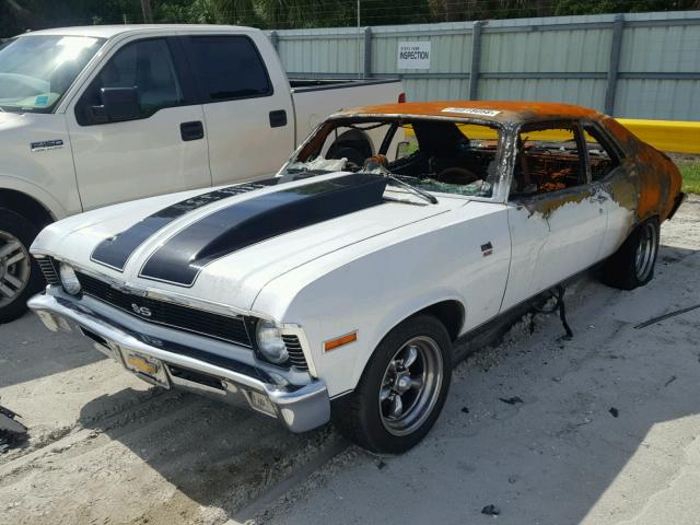 1X27F2W164535 - 1972 CHEVROLET NOVA BURN photo 2