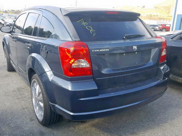 1B3HB28B67D268831 - 2007 DODGE CALIBER GRAY photo 3