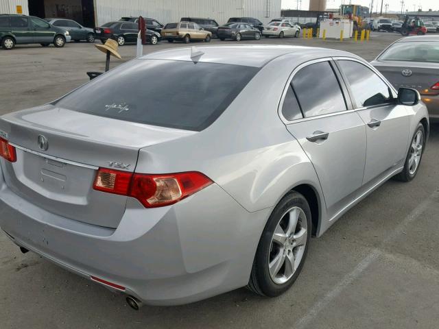 JH4CU2F65CC009450 - 2012 ACURA TSX TECH SILVER photo 4