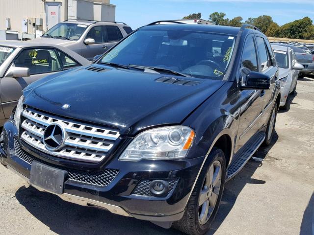 4JGBB5GB3BA633446 - 2011 MERCEDES-BENZ ML 350 BLACK photo 2