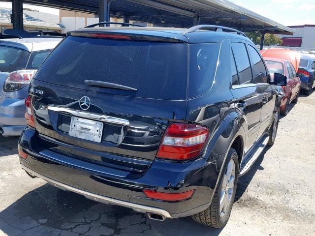 4JGBB5GB3BA633446 - 2011 MERCEDES-BENZ ML 350 BLACK photo 4