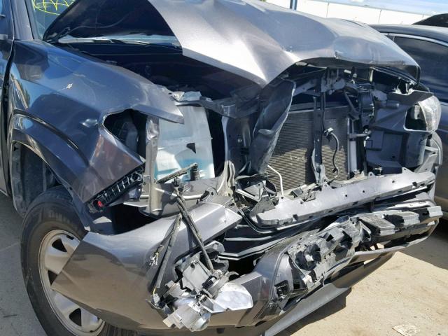 5TFRX5GN2GX052538 - 2016 TOYOTA TACOMA ACC ნაცრისფერი ფოტო 9