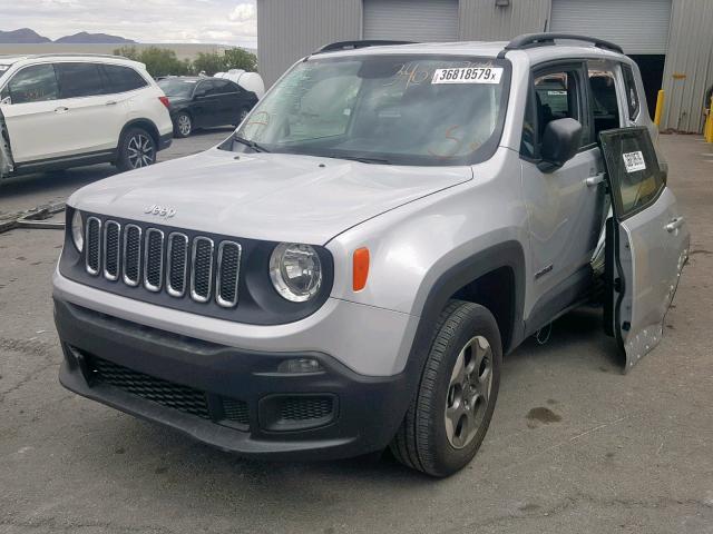 ZACCJBAT9GPE03381 - 2016 JEEP RENEGADE S 银色 照片 2