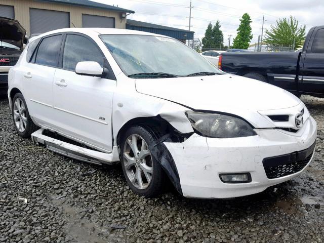 JM1BK343381147024 - 2008 MAZDA 3 HATCHBAC WHITE photo 1