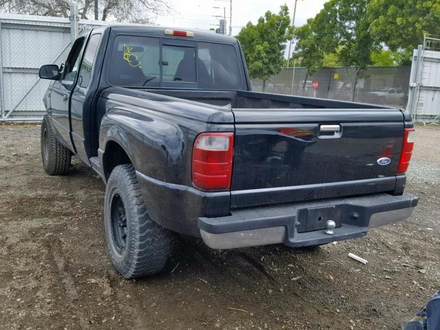 1FTZR15E51PB38309 - 2001 FORD RANGER SUP BLACK photo 3