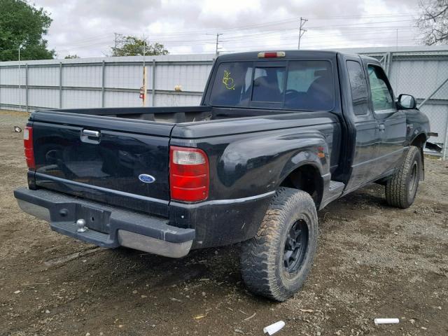 1FTZR15E51PB38309 - 2001 FORD RANGER SUP BLACK photo 4