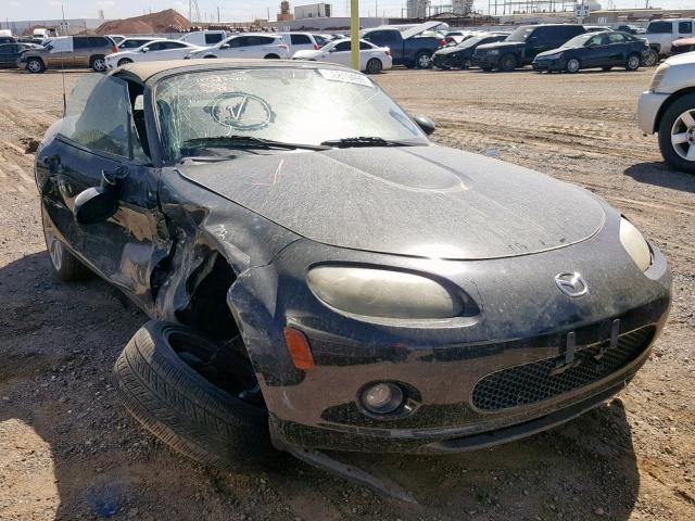 JM1NC25F770125433 - 2007 MAZDA MX-5 MIATA BLACK photo 1