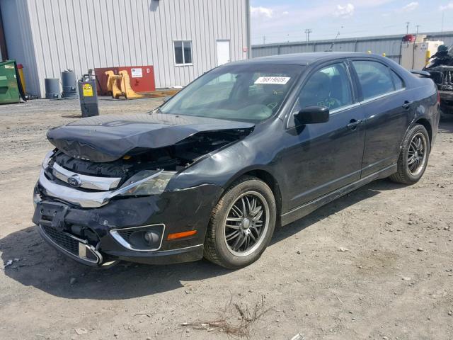 3FAHP0DC5AR172776 - 2010 FORD FUSION SPO BLACK photo 2