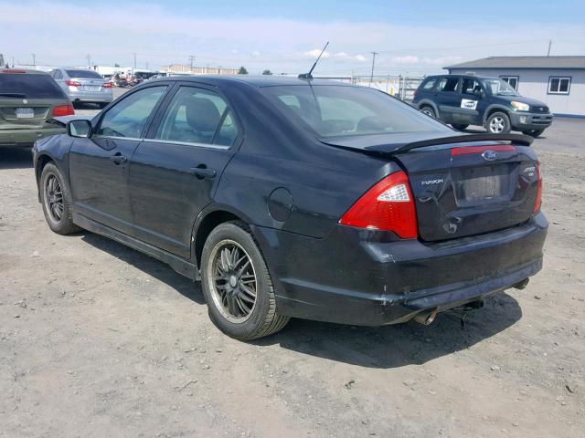 3FAHP0DC5AR172776 - 2010 FORD FUSION SPO BLACK photo 3