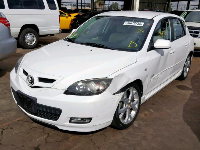 JM1BK344391211878 - 2009 MAZDA 3 S WHITE photo 2