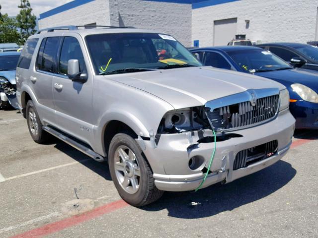 5LMEU68H34ZJ41355 - 2004 LINCOLN AVIATOR ვერცხლისფერი ფოტო 1