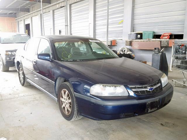 2G1WF55E3Y9141228 - 2000 CHEVROLET IMPALA BLUE photo 1