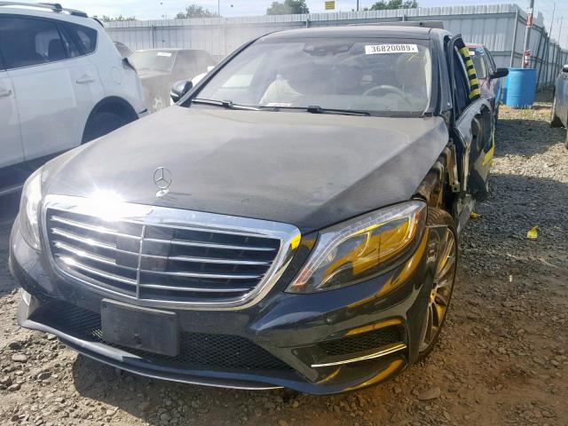 WDDUG8CB6GA243217 - 2016 MERCEDES-BENZ S 550 BLUE photo 2