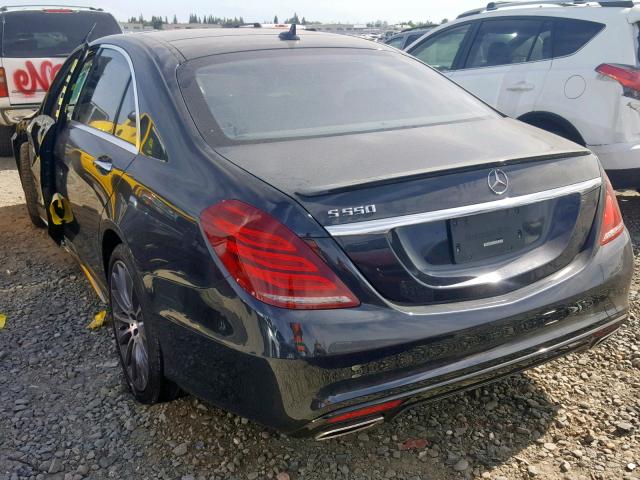 WDDUG8CB6GA243217 - 2016 MERCEDES-BENZ S 550 BLUE photo 3