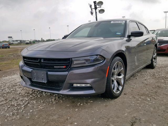 2C3CDXHG1GH347651 - 2016 DODGE CHARGER SX GRAY photo 2