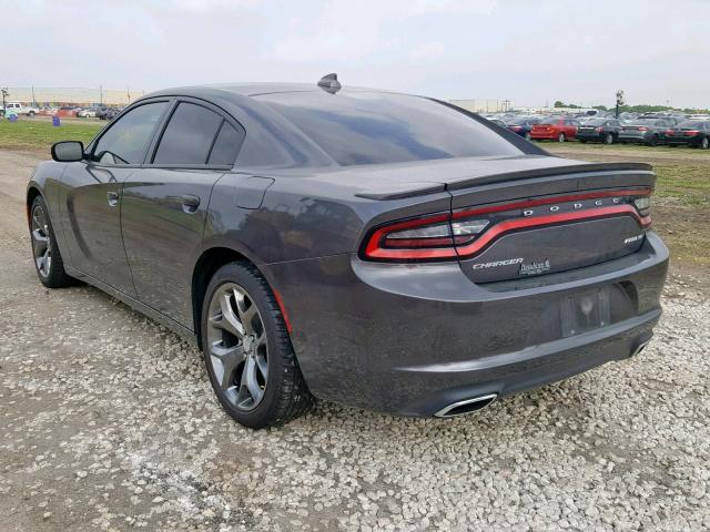 2C3CDXHG1GH347651 - 2016 DODGE CHARGER SX GRAY photo 3