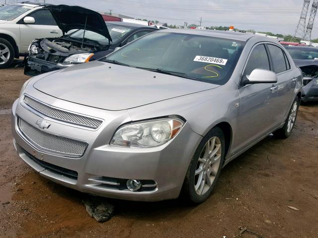 1G1ZK577X8F228154 - 2008 CHEVROLET MALIBU LTZ ვერცხლისფერი ფოტო 2