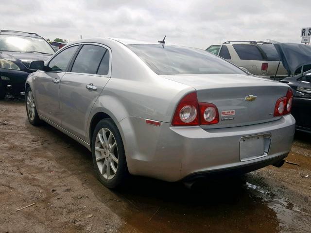 1G1ZK577X8F228154 - 2008 CHEVROLET MALIBU LTZ ვერცხლისფერი ფოტო 3