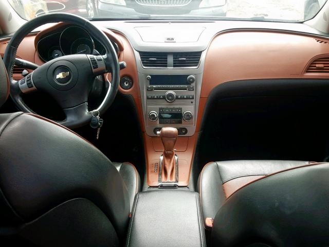 1G1ZK577X8F228154 - 2008 CHEVROLET MALIBU LTZ ვერცხლისფერი ფოტო 9