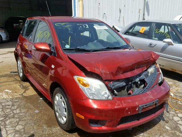 JTKKT624060149755 - 2006 TOYOTA SCION XA BURGUNDY photo 1