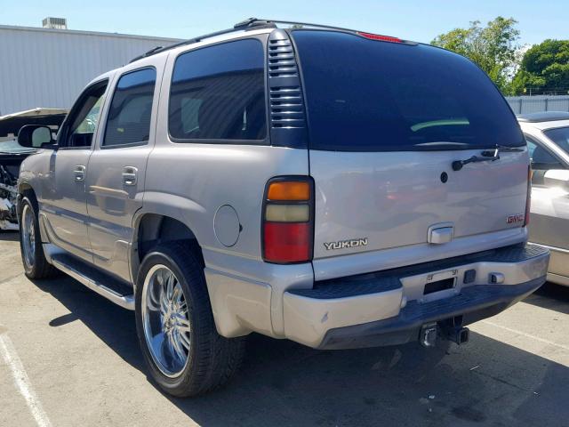 1GKEK63U04J224925 - 2004 GMC YUKON DENA BEIGE photo 3