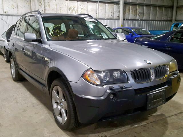 WBXPA93495WD20118 - 2005 BMW X3 3.0I GRAY photo 1