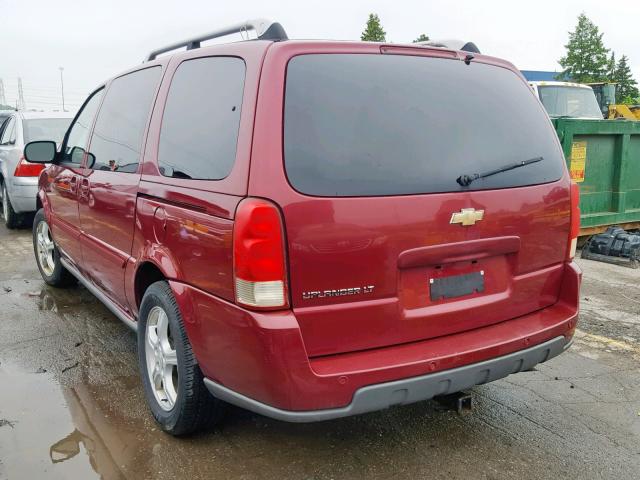 1GNDV33LX5D205729 - 2005 CHEVROLET UPLANDER L 红色 照片 3