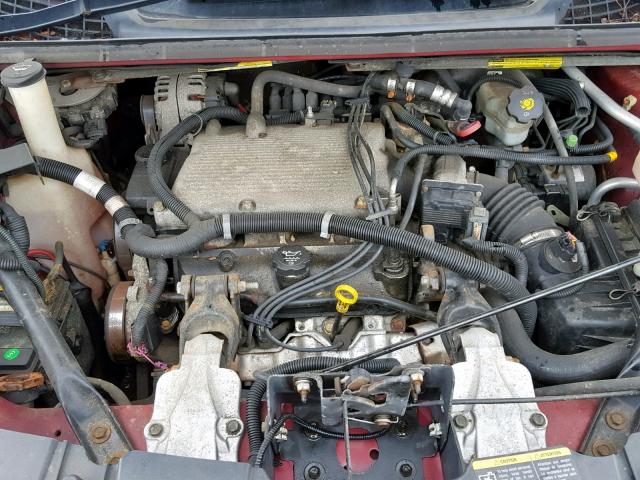 1GNDV33LX5D205729 - 2005 CHEVROLET UPLANDER L 红色 照片 7