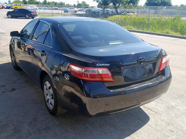 4T1BE46K77U093785 - 2007 TOYOTA CAMRY NEW BLACK photo 3