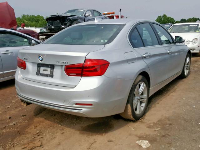 WBA8D9G58HNU60712 - 2017 BMW 330 XI SILVER photo 4