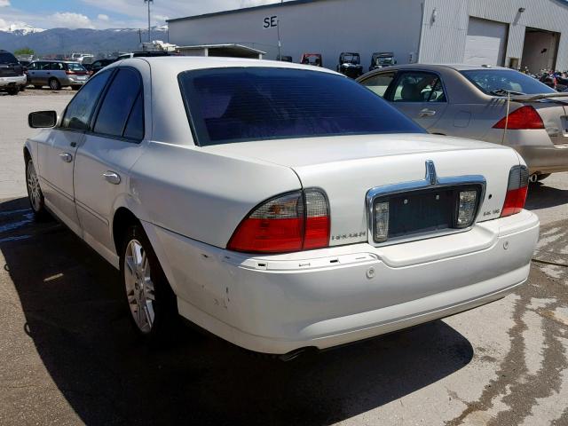 1LNHM87A03Y679712 - 2003 LINCOLN LS WHITE photo 3