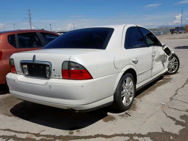 1LNHM87A03Y679712 - 2003 LINCOLN LS WHITE photo 4