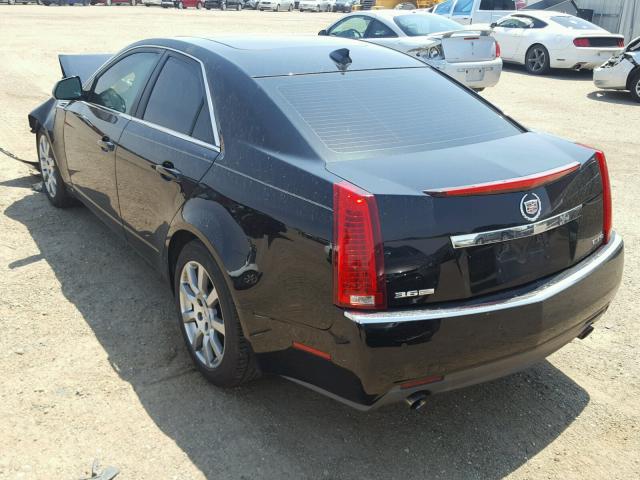 1G6DU57V190157928 - 2009 CADILLAC CTS HI FEA BLACK photo 3