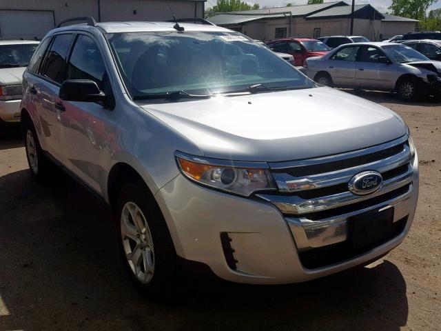 2FMDK4GC1EBB38957 - 2014 FORD EDGE SE SILVER photo 1