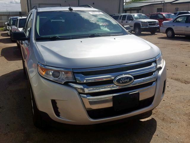 2FMDK4GC1EBB38957 - 2014 FORD EDGE SE SILVER photo 9