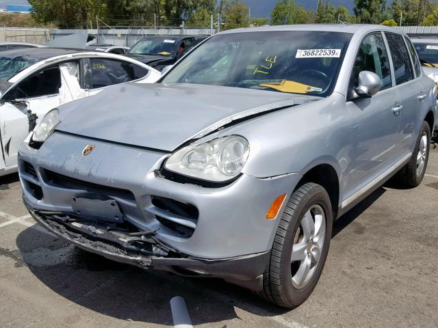 WP1AB29P64LA71443 - 2004 PORSCHE CAYENNE S SILVER photo 2