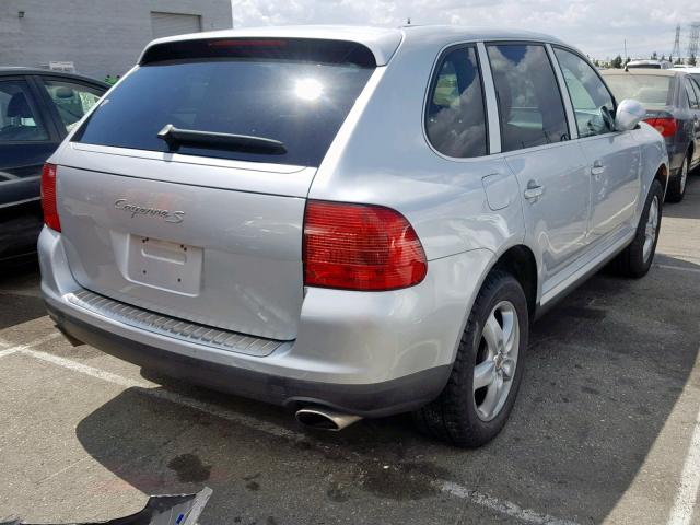 WP1AB29P64LA71443 - 2004 PORSCHE CAYENNE S SILVER photo 4