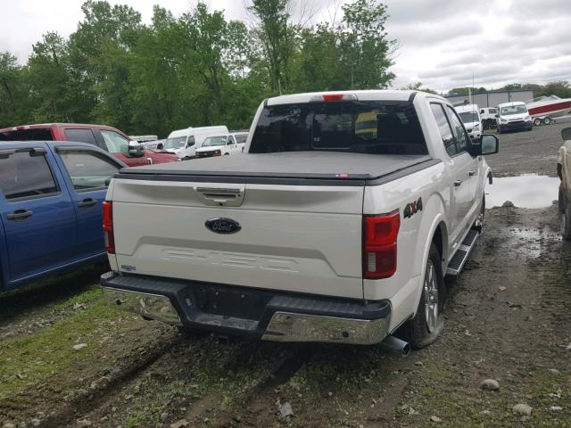 1FTEW1E51KFA99734 - 2019 FORD F150 SUPER WHITE photo 4