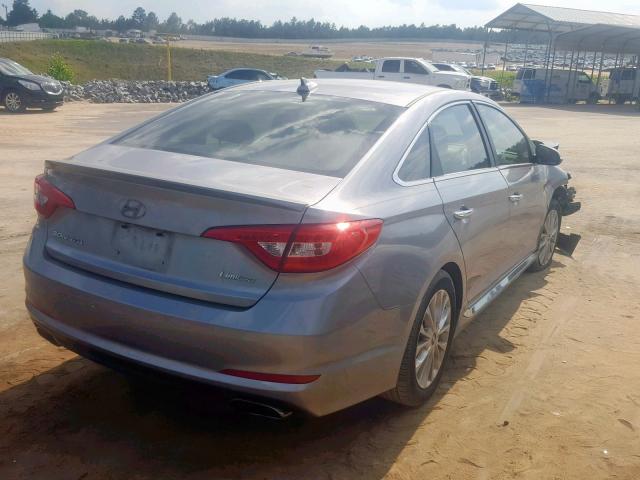 5NPE34AF6FH036228 - 2015 HYUNDAI SONATA SPO GRAY photo 4