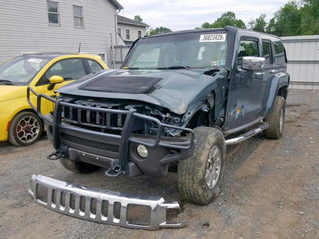 5GTDN136268327270 - 2006 HUMMER H3 BLUE photo 2